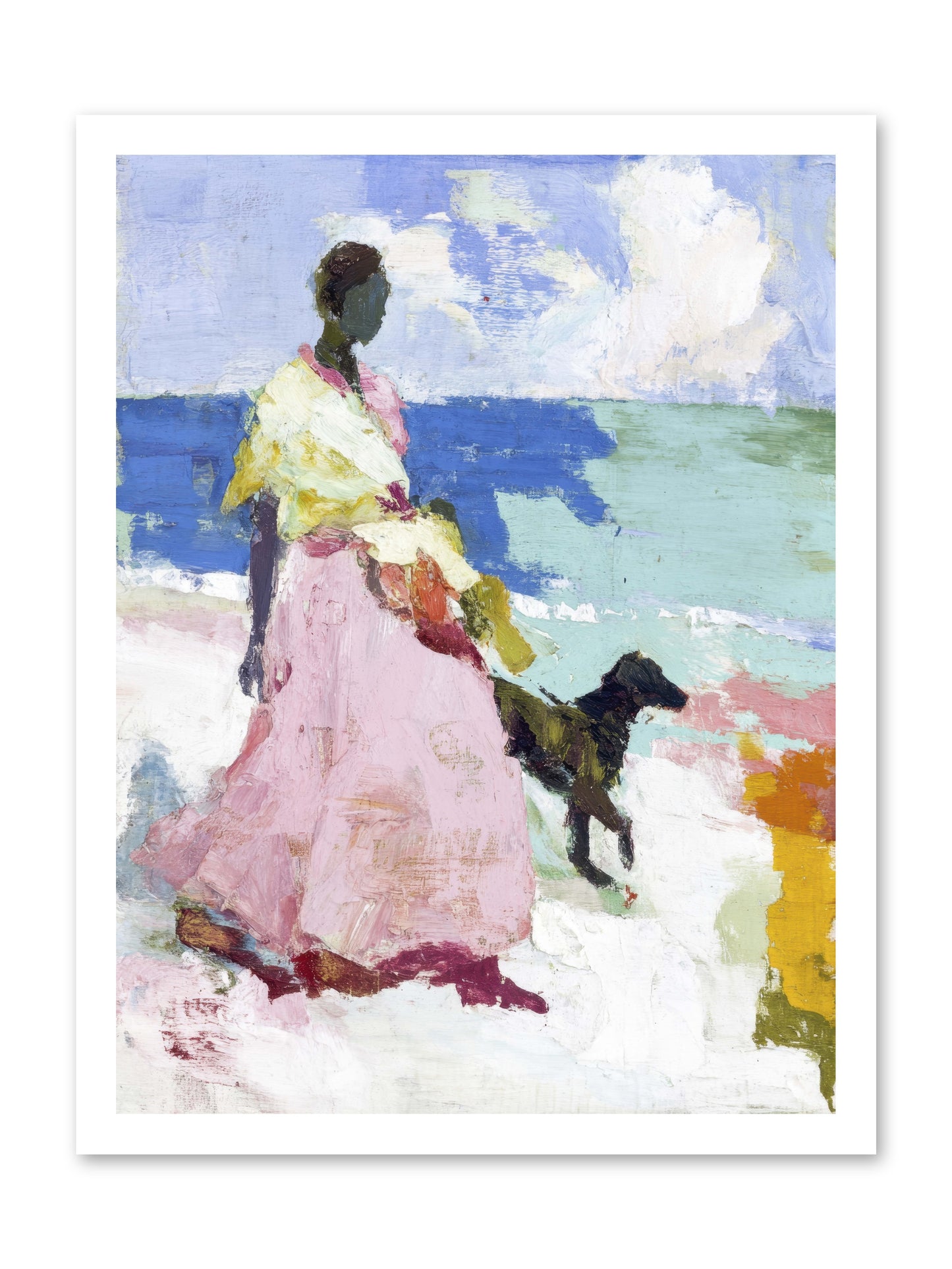 The sea's tender heart -- Loose Canvas Print 18x24