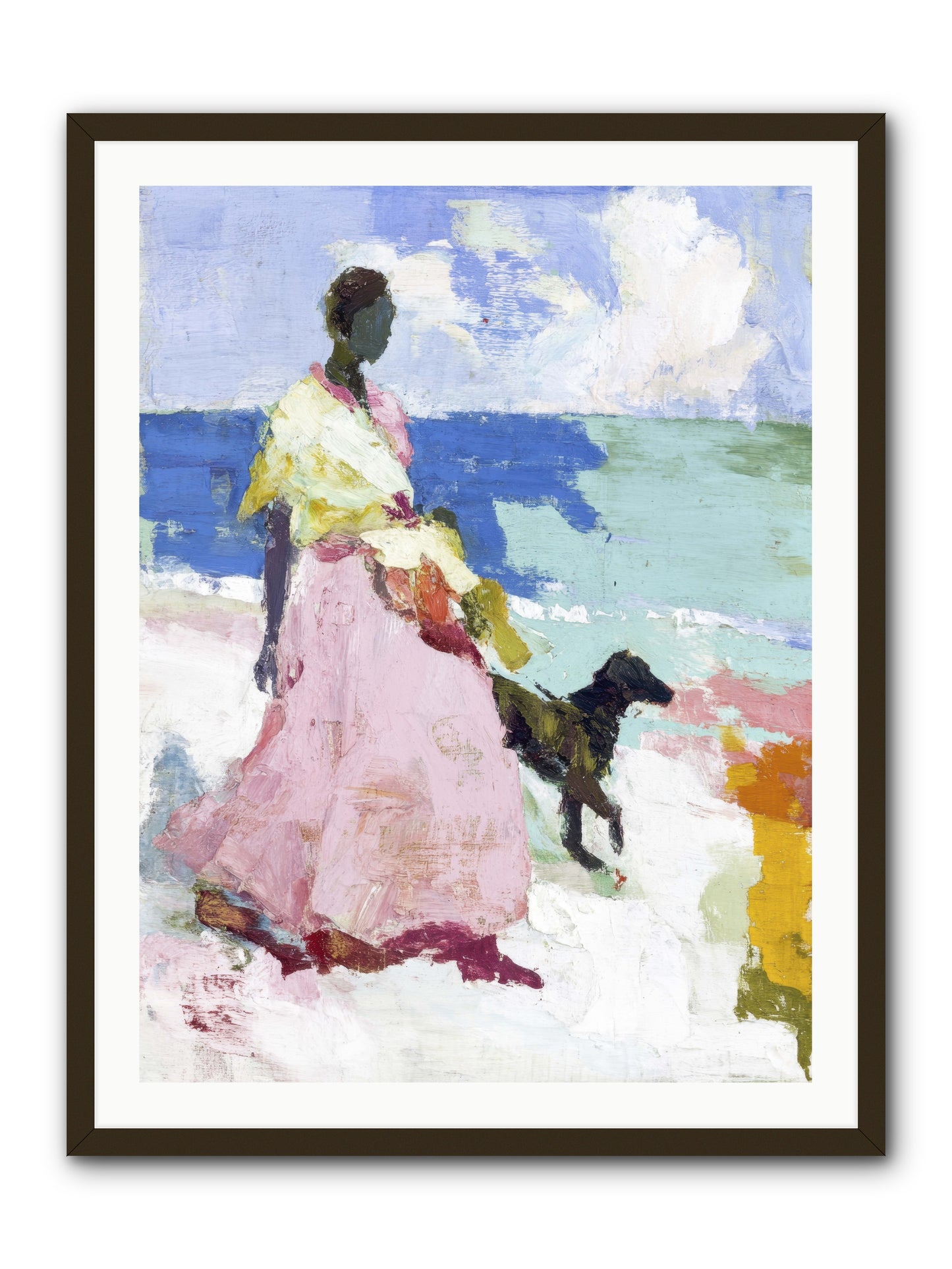 The sea's tender heart -- Framed Print - Black 30x40