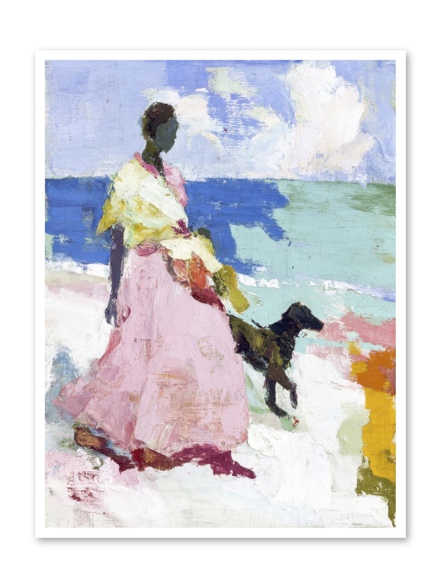 The sea's tender heart -- Loose Canvas Print 36x48