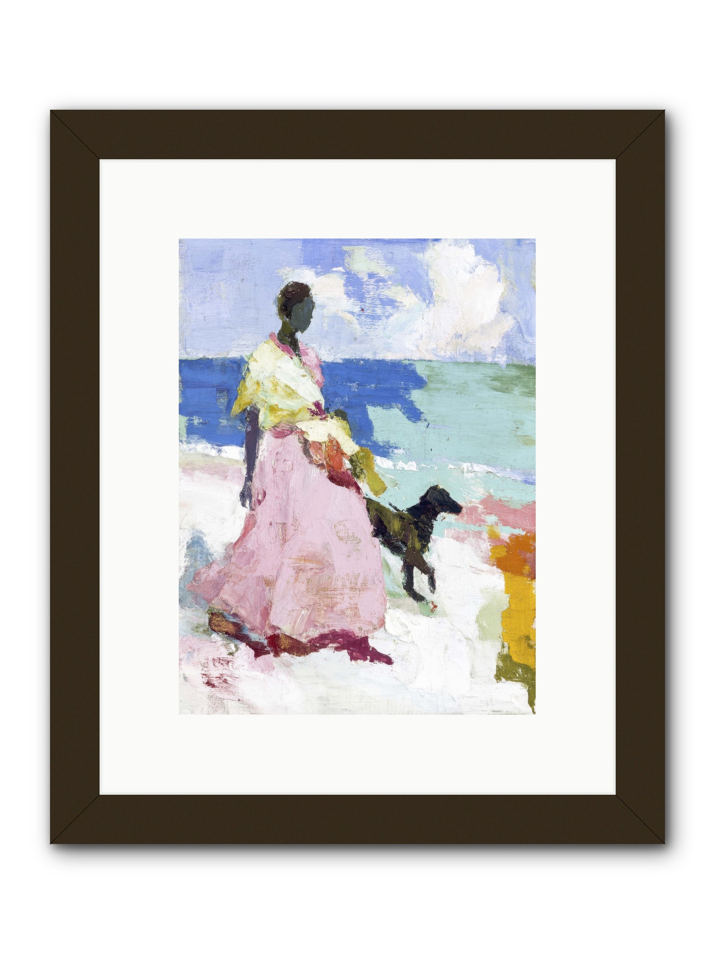 The sea's tender heart -- Framed Print - Black 9x12