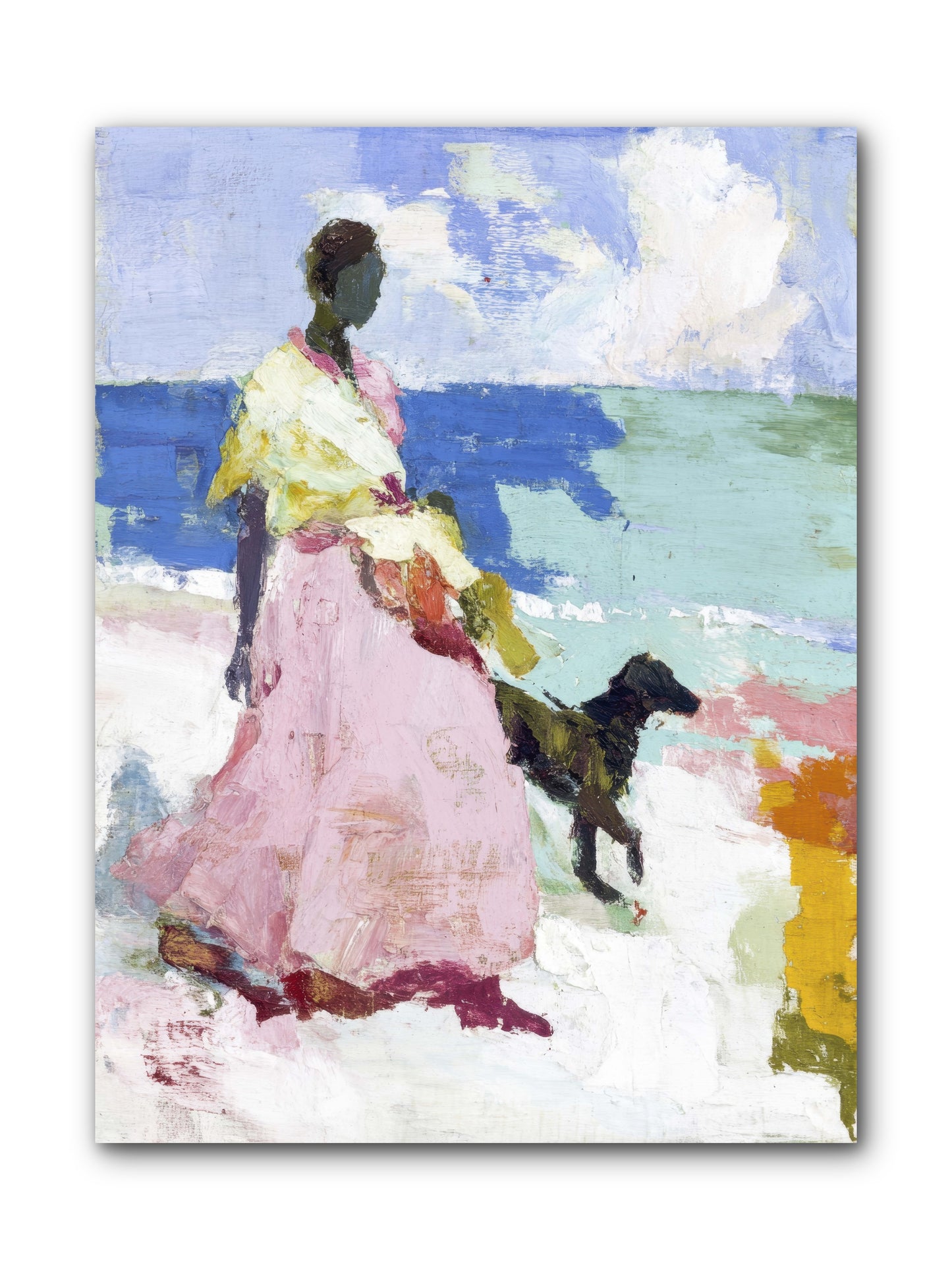 The sea's tender heart -- Wrapped Canvas 9x12
