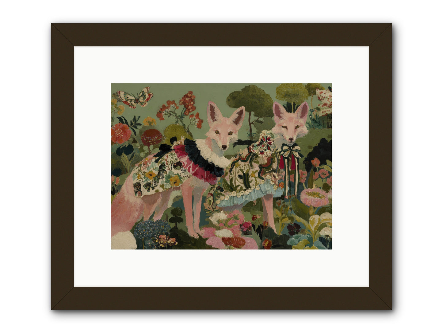 The secret orchard No.1 -- Framed Print - Black 12x9