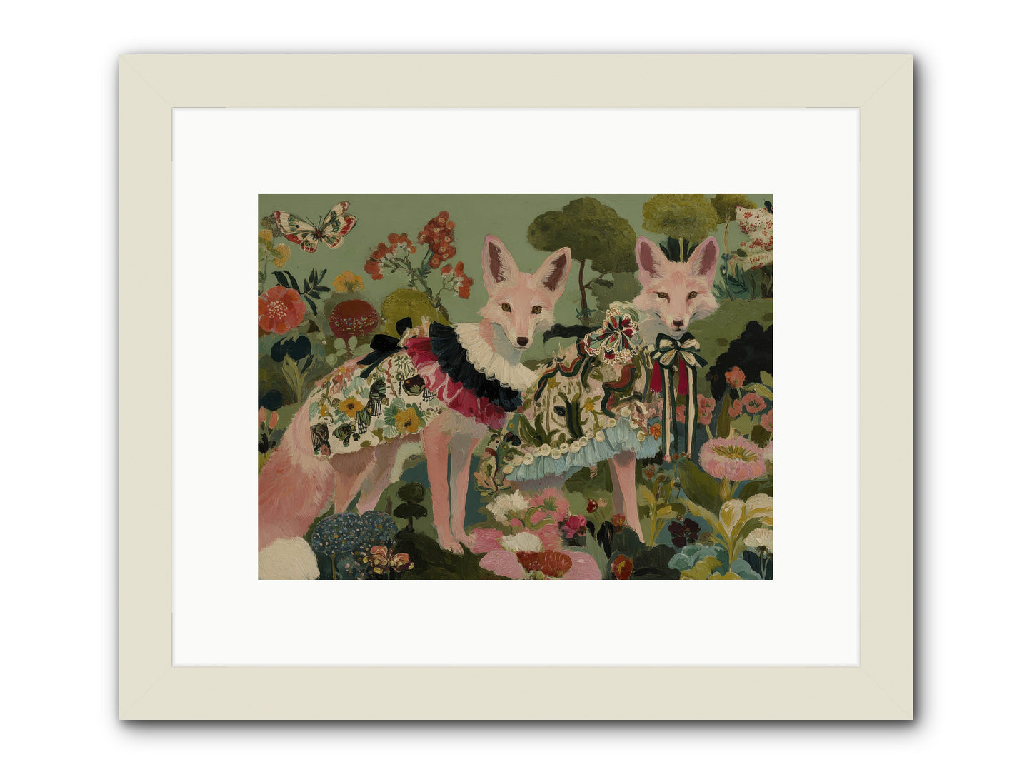 The secret orchard No.1 -- Framed Print - White 12x9