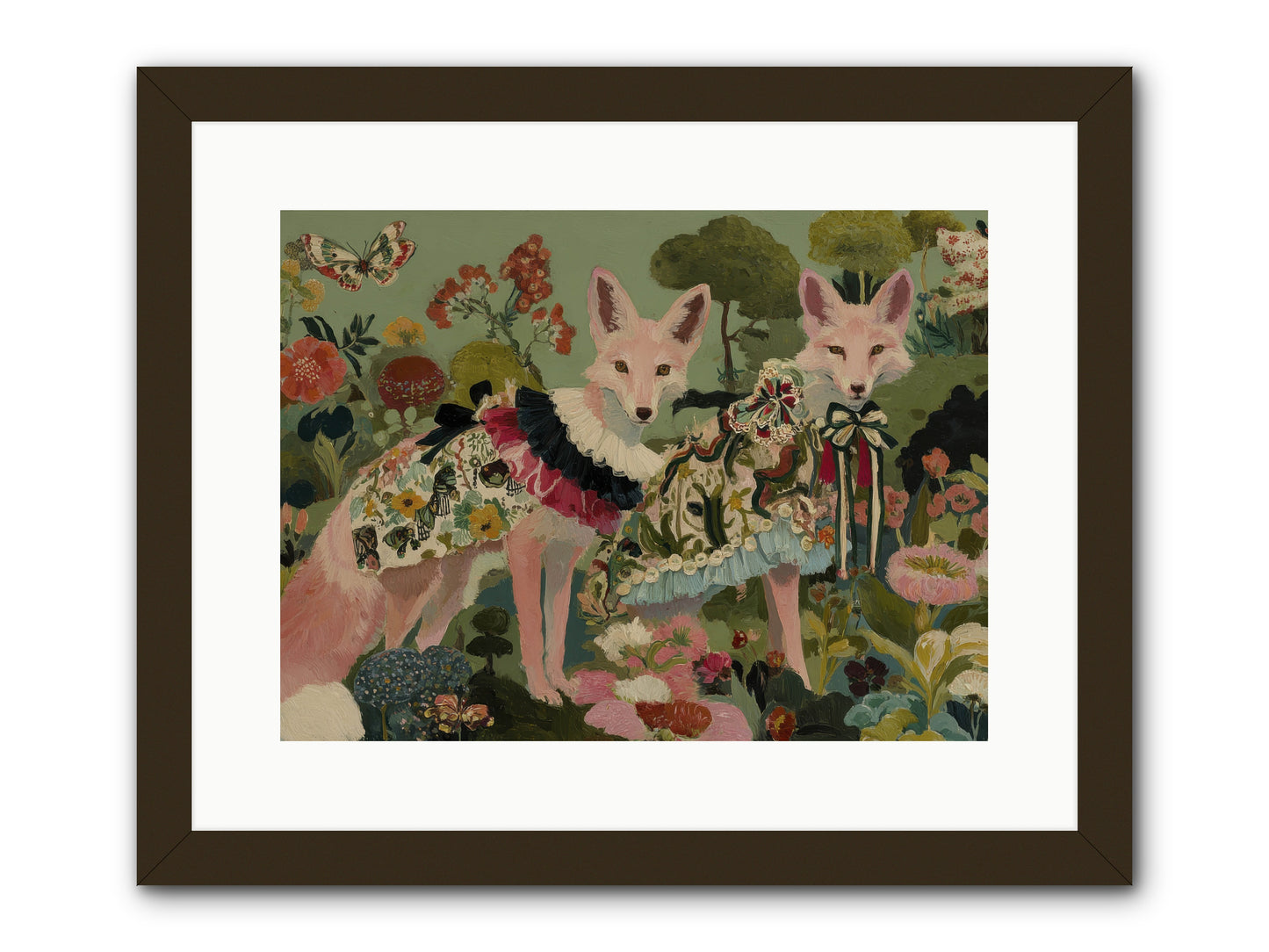 The secret orchard No.1 -- Framed Print - Black 16x12