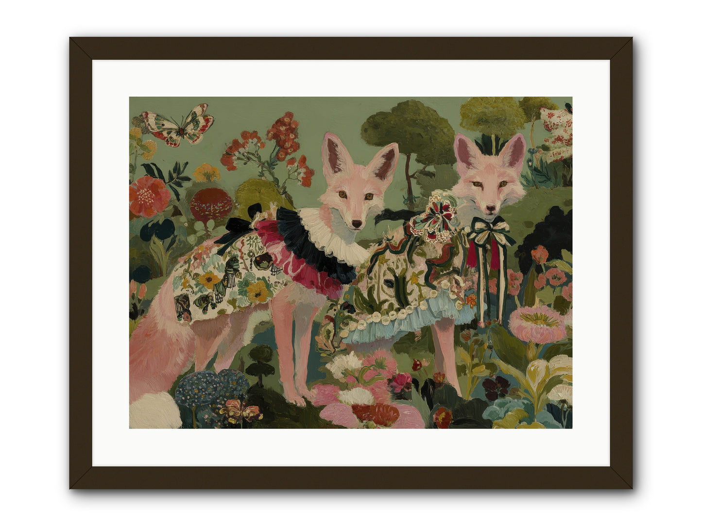 The secret orchard No.1 -- Framed Print - Black 24x18