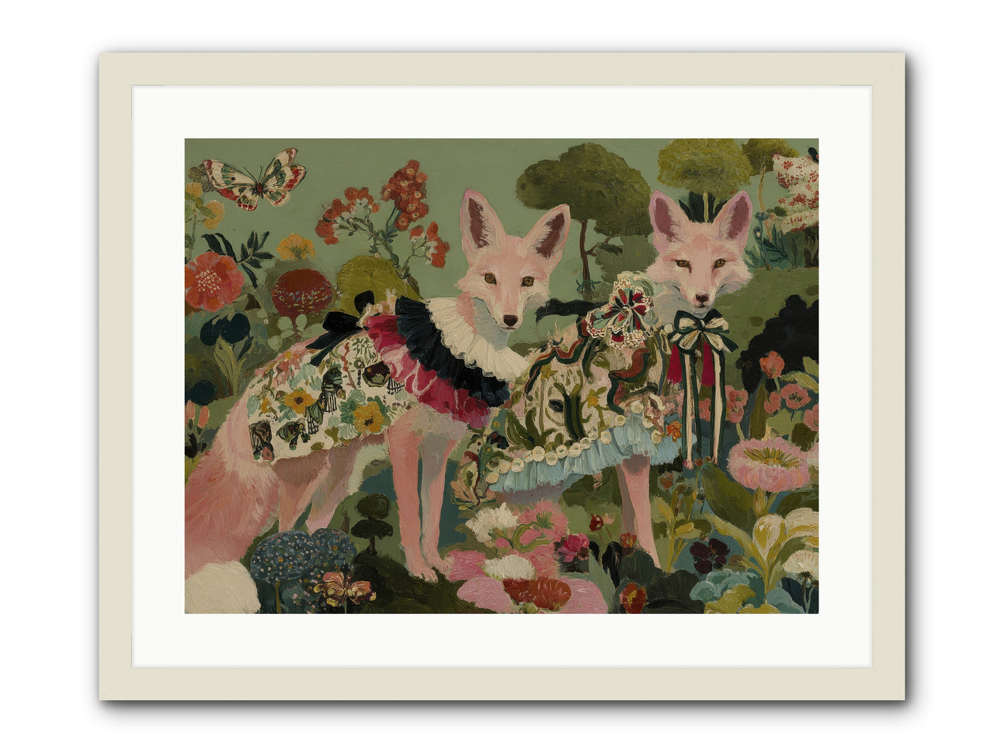 The secret orchard No.1 -- Framed Print - White 24x18