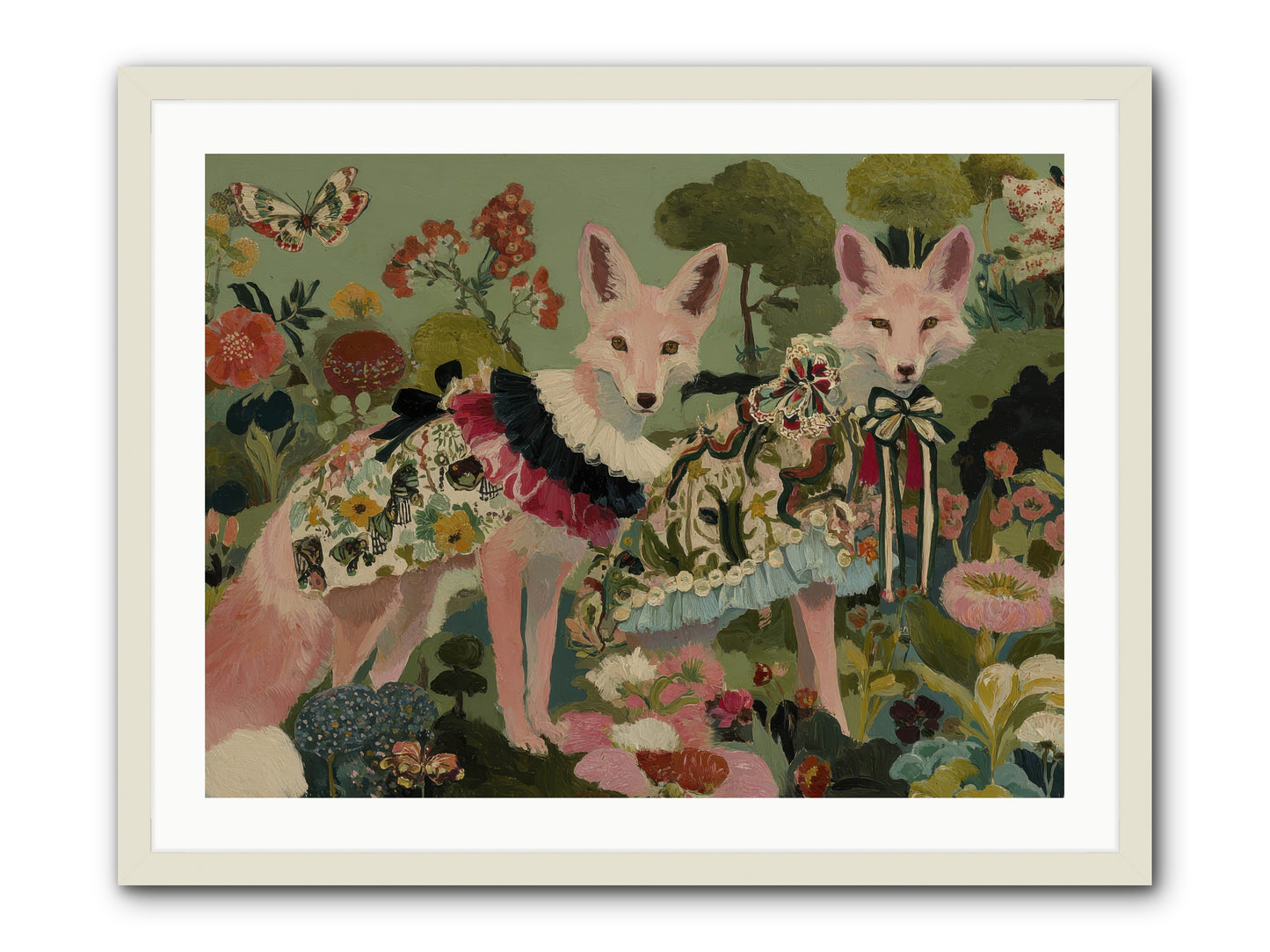 The secret orchard No.1 -- Framed Print - White 32x24