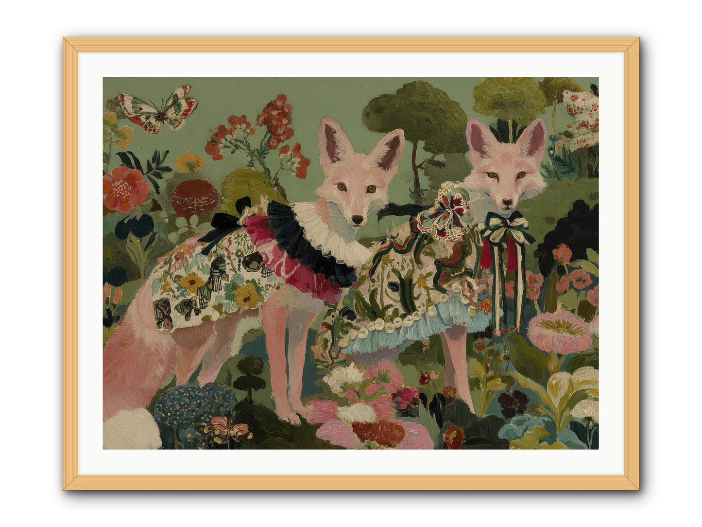 The secret orchard No.1 -- Framed Print - Natural 40x30