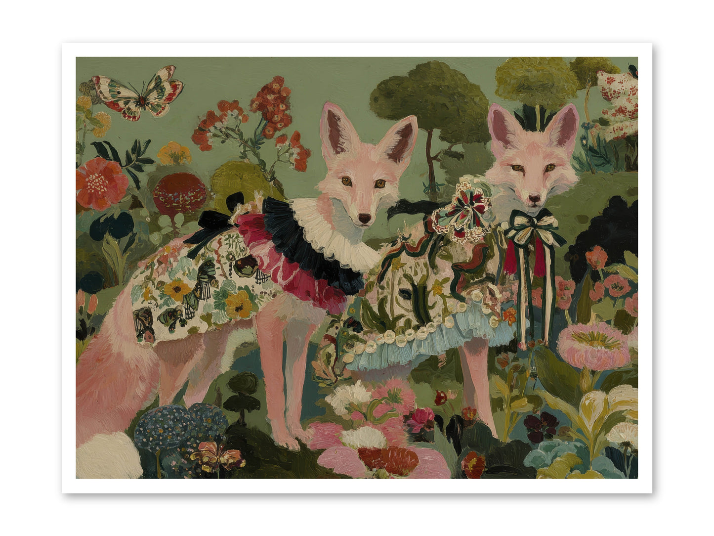 The secret orchard No.1 -- Loose Canvas Print 40x30