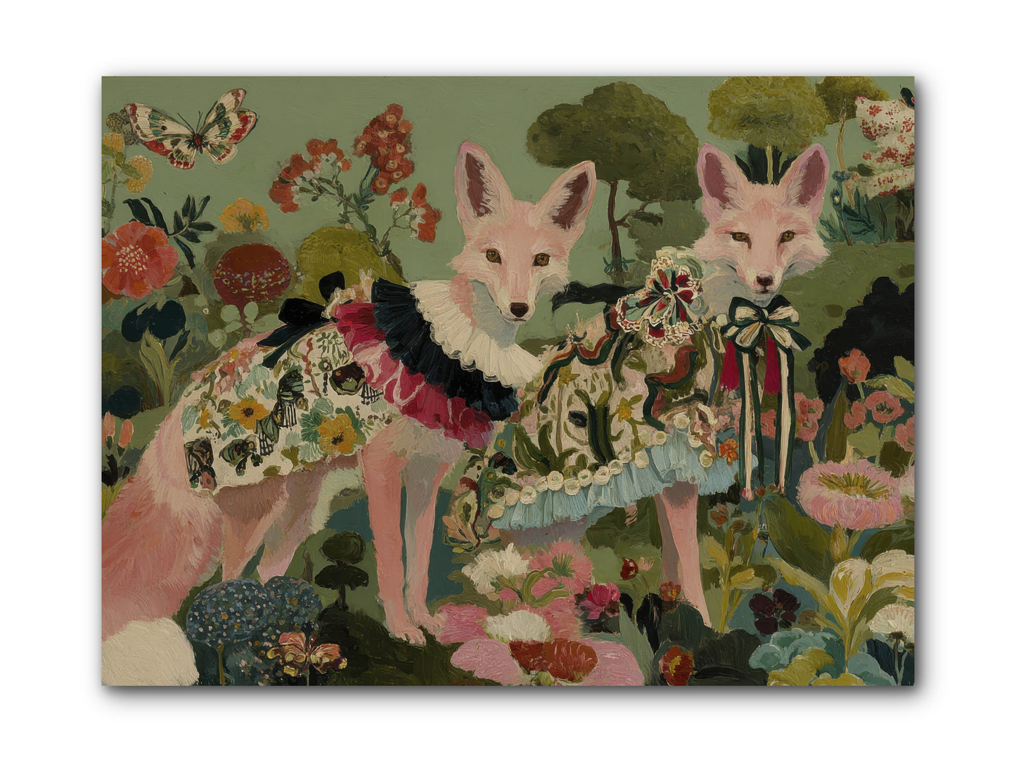 The secret orchard No.1 -- Wrapped Canvas 12x9