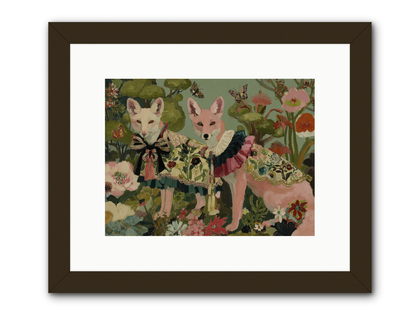 The secret orchard No.2 -- Framed Print - Black 12x9