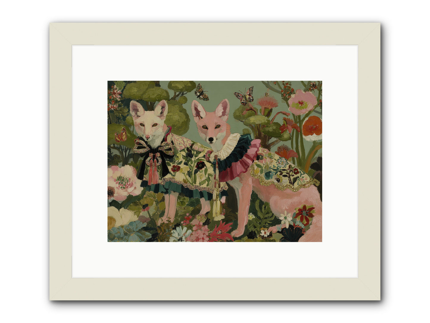 The secret orchard No.2 -- Framed Print - White 12x9