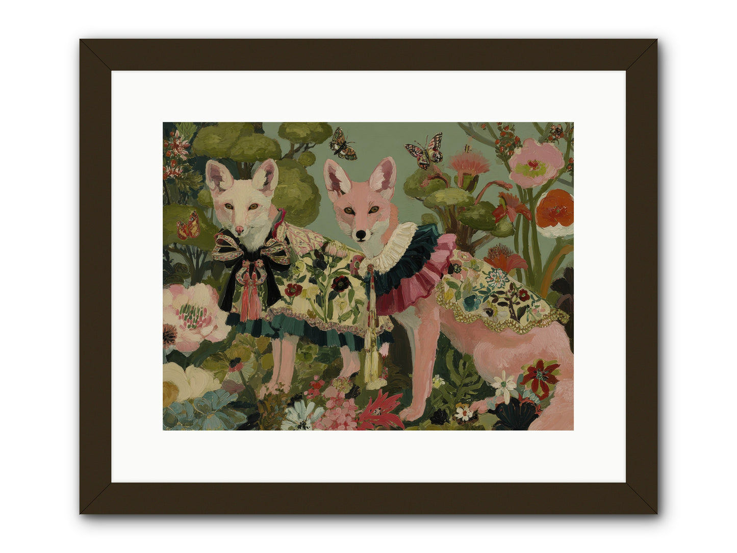 The secret orchard No.2 -- Framed Print - Black 16x12