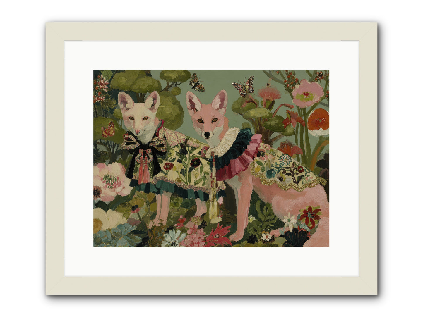 The secret orchard No.2 -- Framed Print - White 16x12