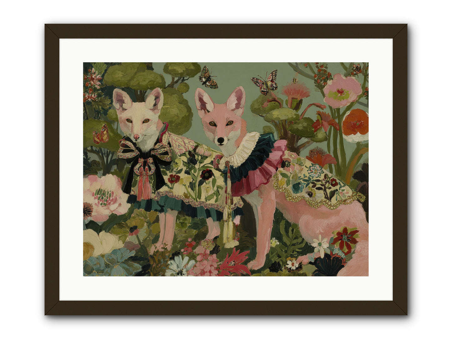 The secret orchard No.2 -- Framed Print - Black 24x18