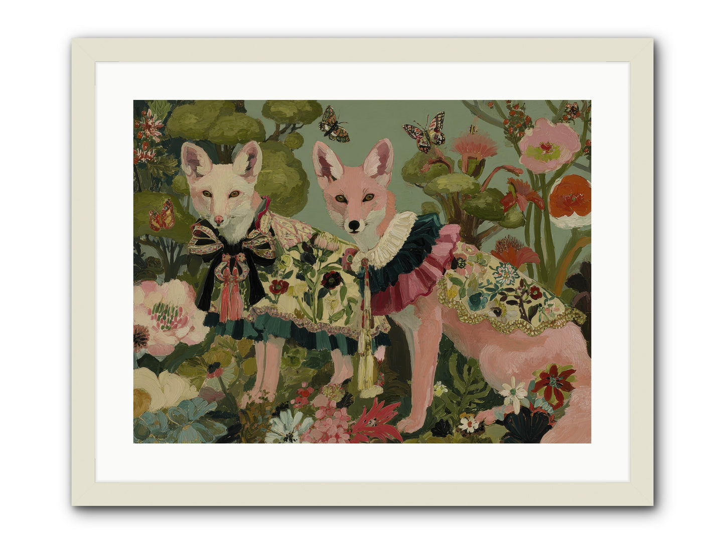 The secret orchard No.2 -- Framed Print - White 24x18