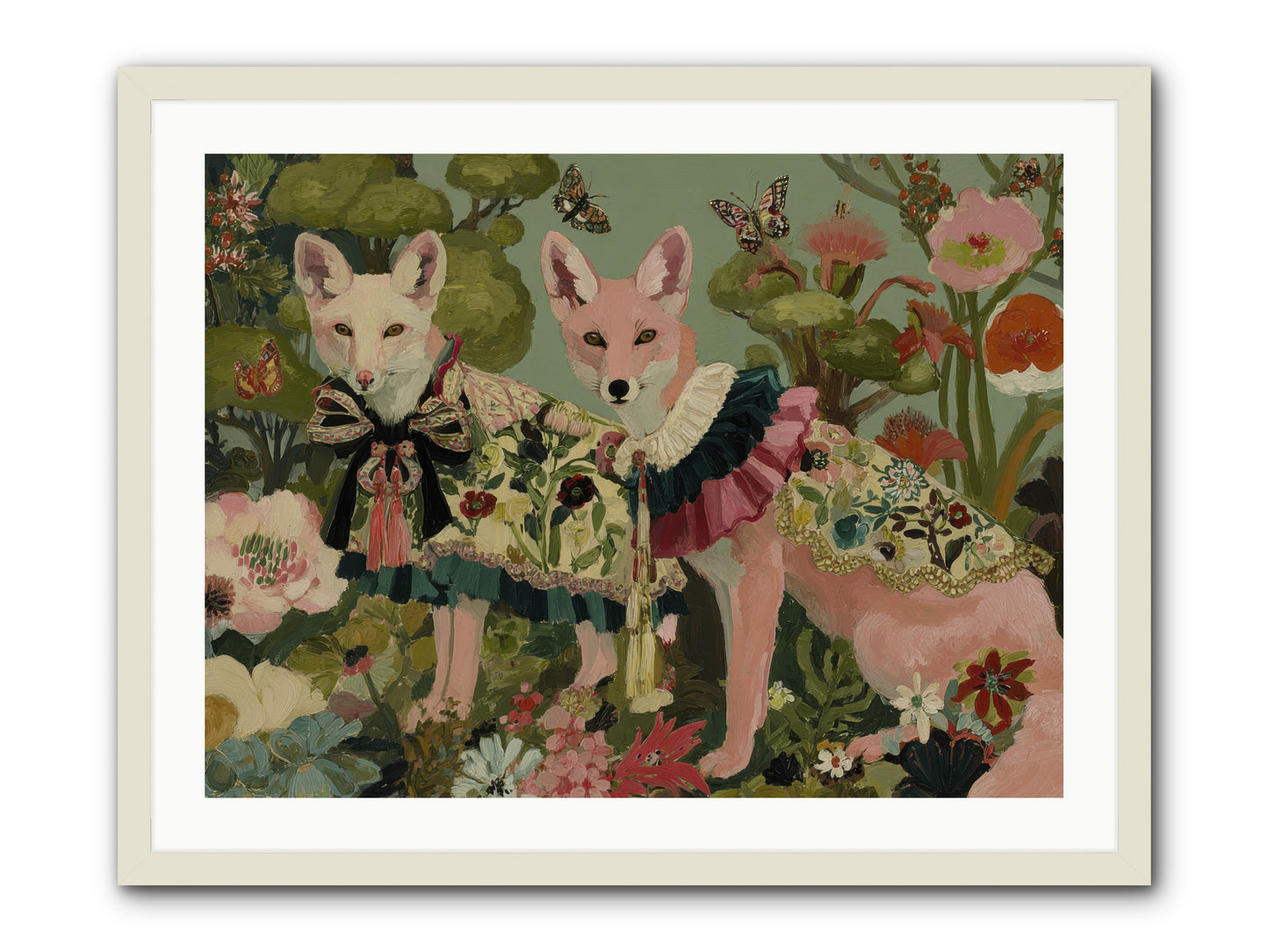 The secret orchard No.2 -- Framed Print - White 32x24