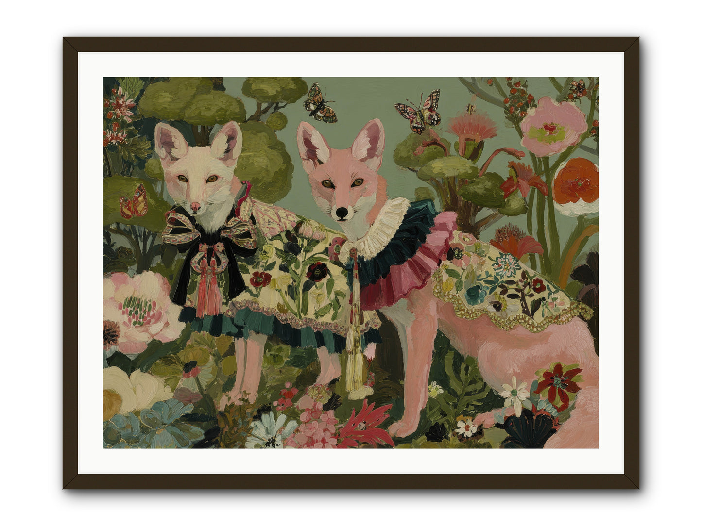 The secret orchard No.2 -- Framed Print - Black 40x30