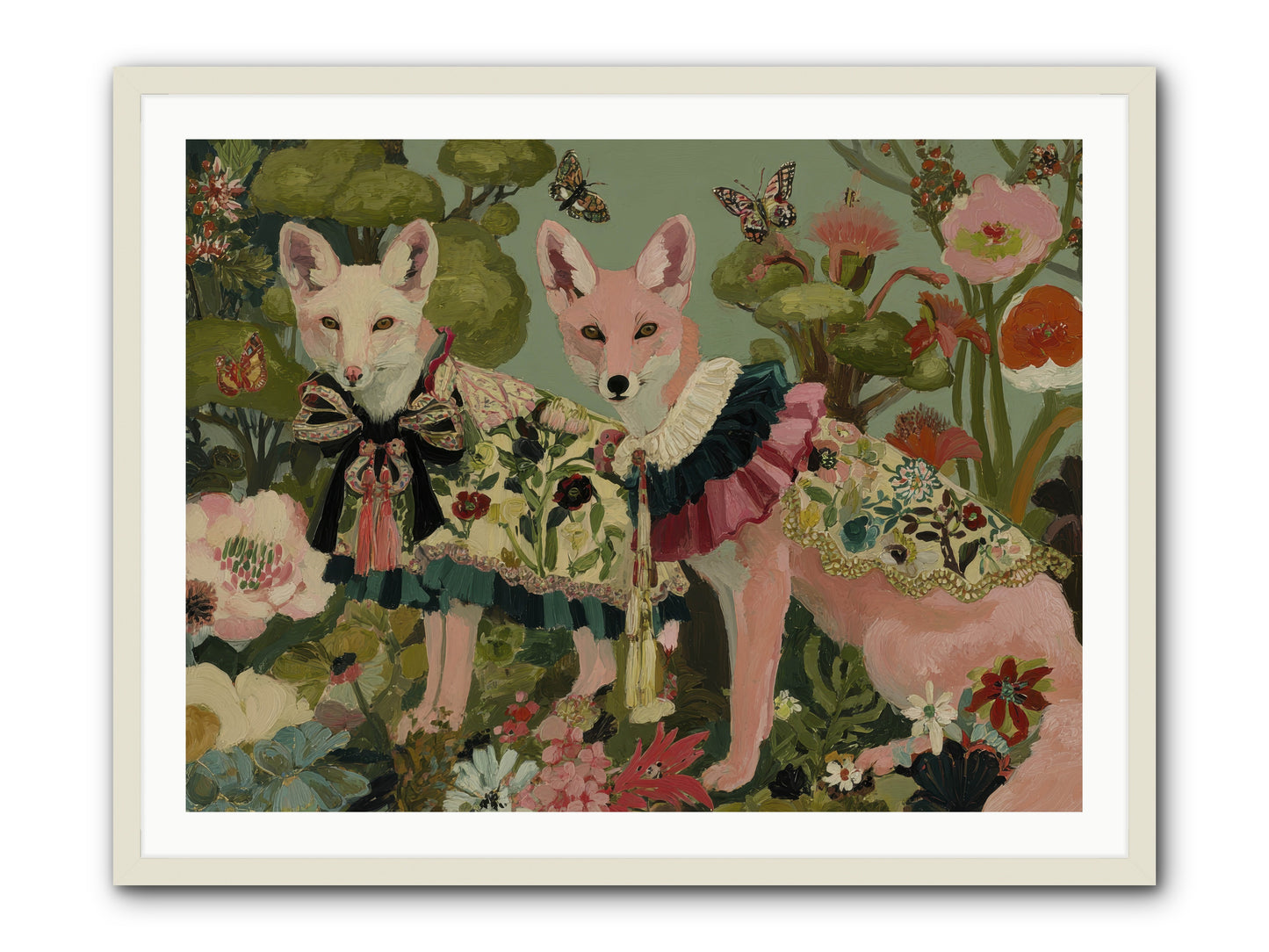 The secret orchard No.2 -- Framed Print - White 40x30