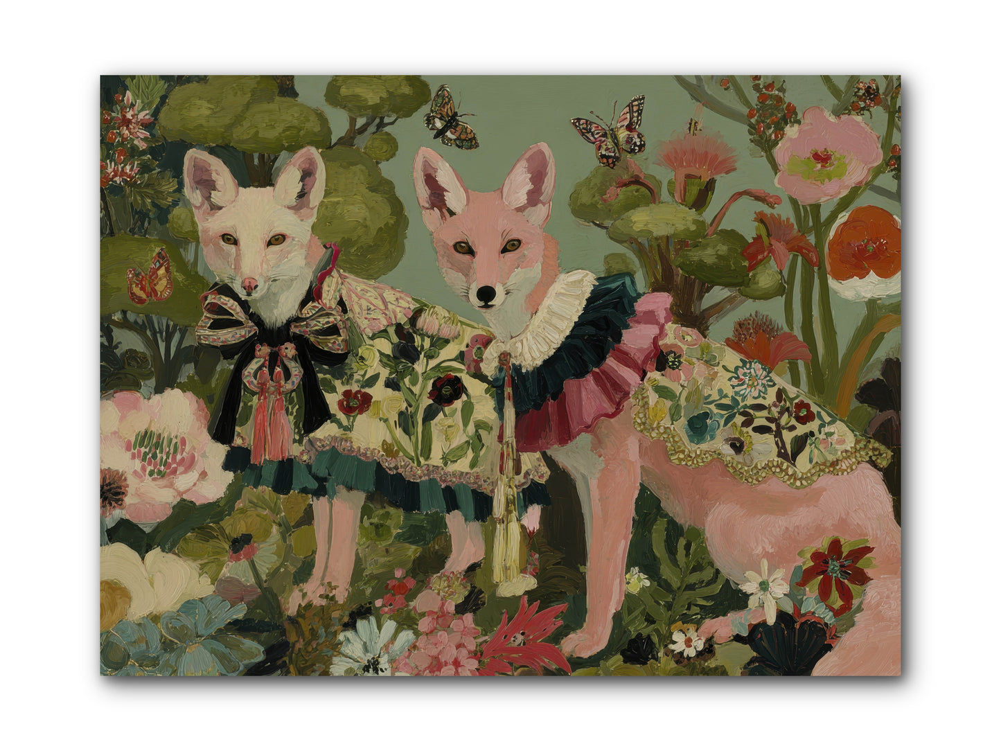 The secret orchard No.2 -- Wrapped Canvas 12x9