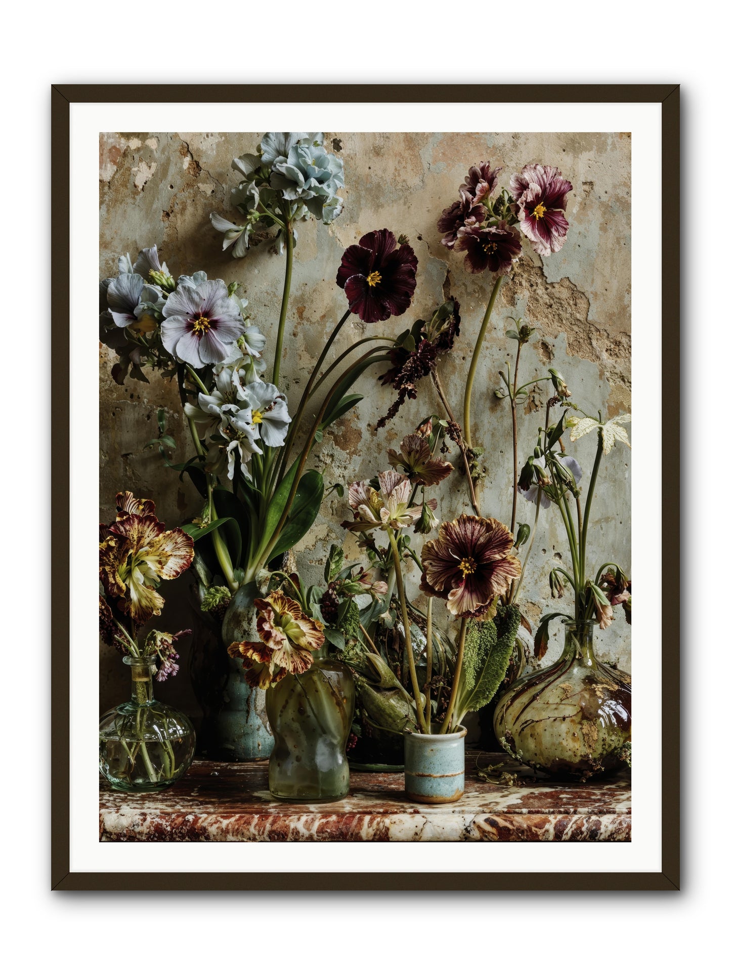 The space between souls -- Framed Print - Black 36x48
