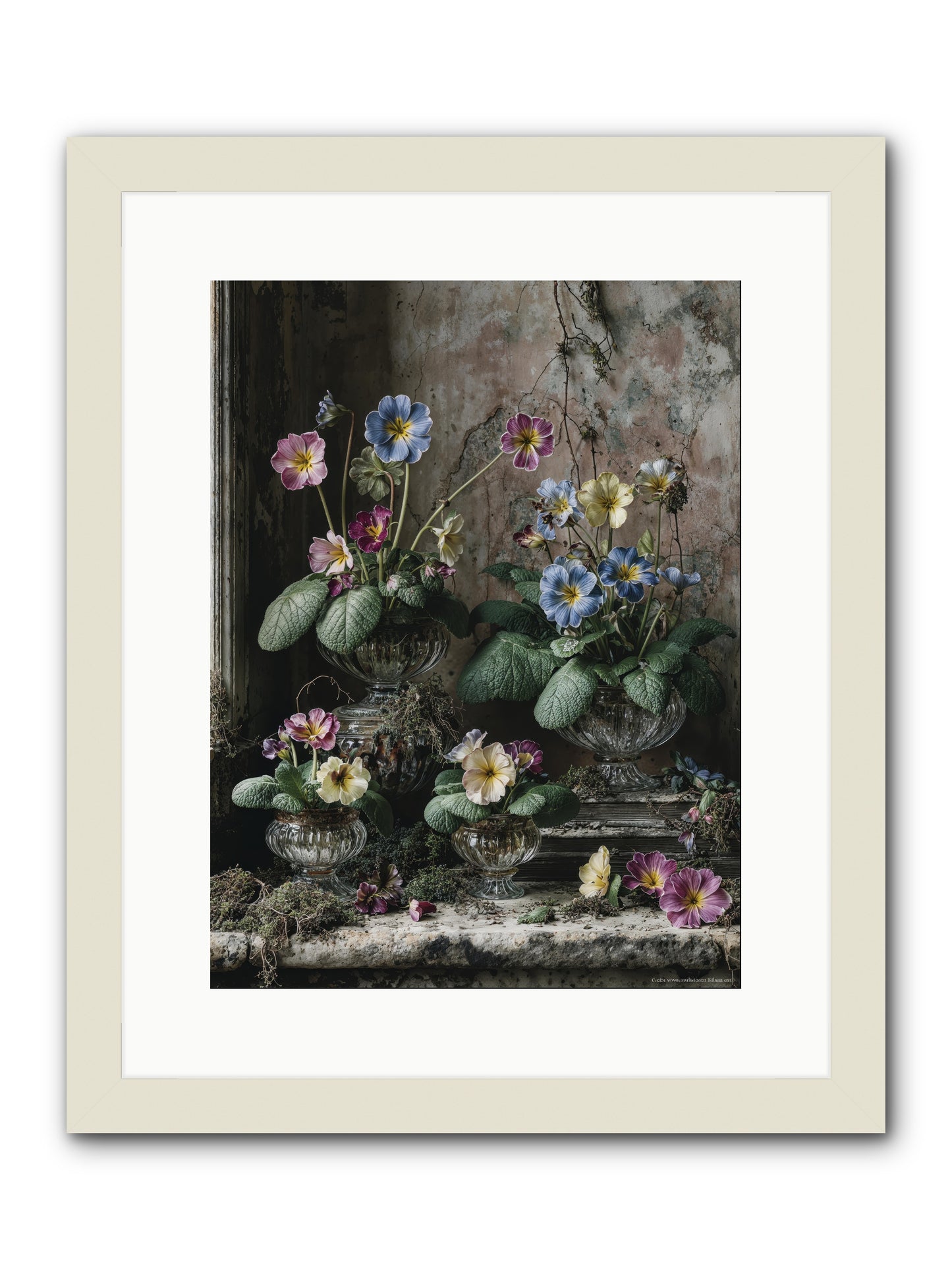 The sun's secret memoirs -- Framed Print - White 12x16