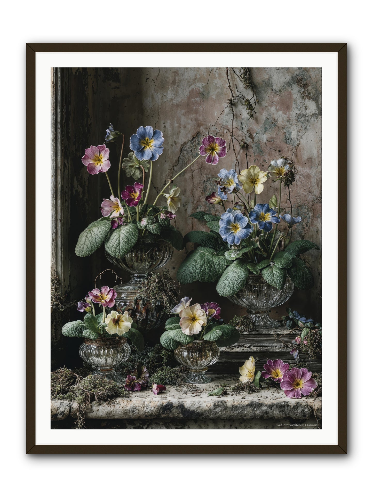 The sun's secret memoirs -- Framed Print - Black 36x48