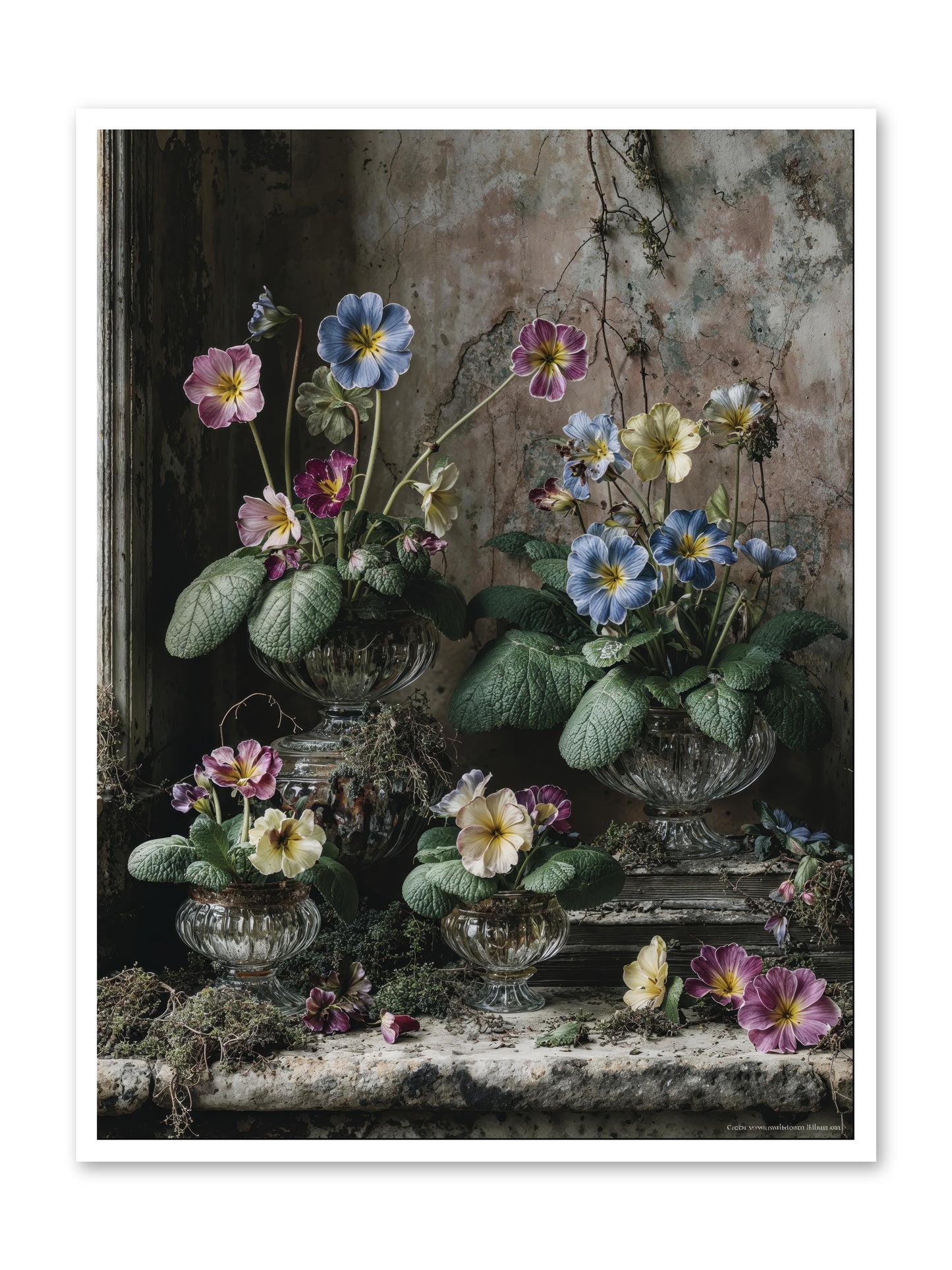 The sun's secret memoirs -- Loose Canvas Print 36x48