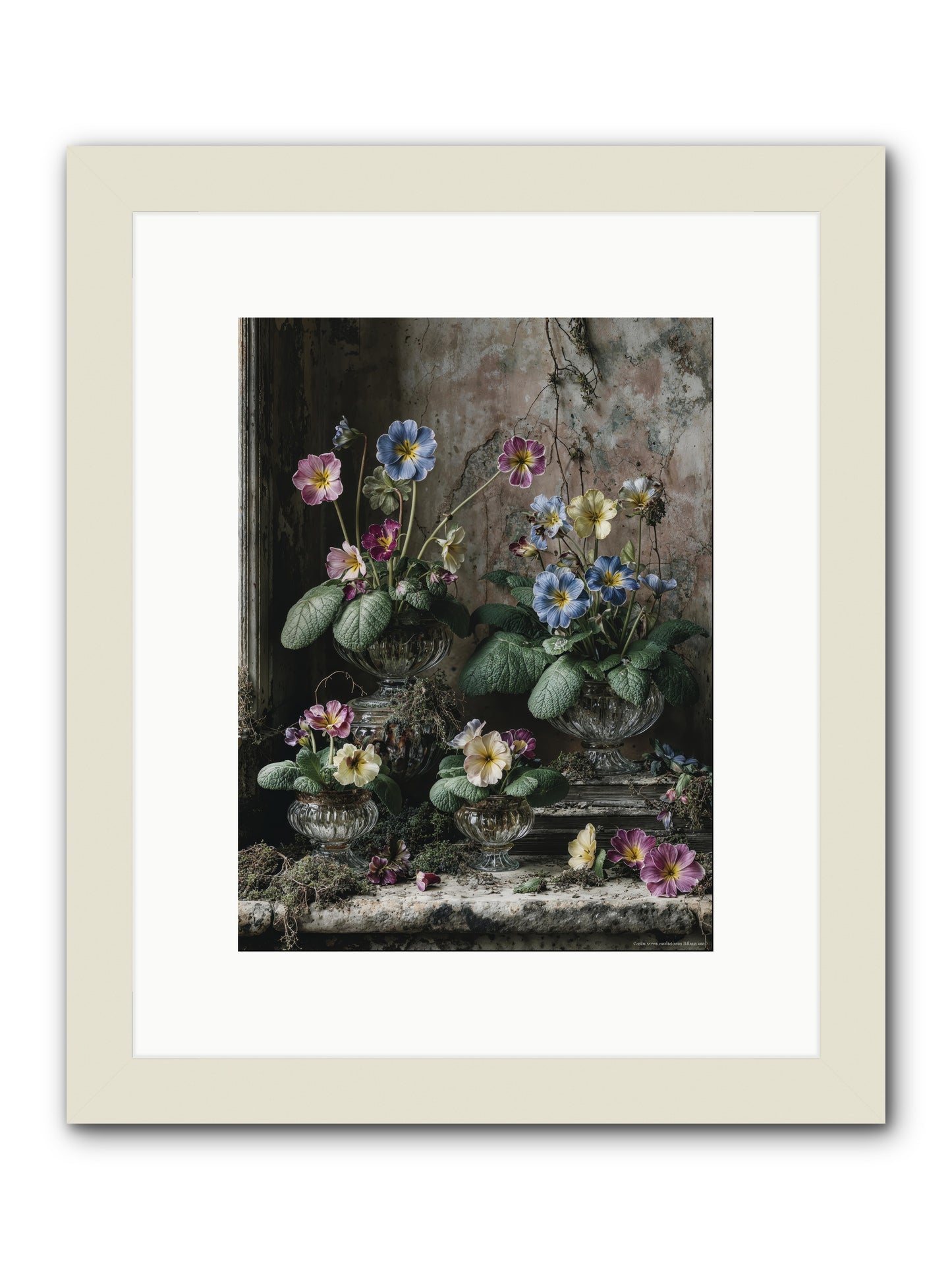 The sun's secret memoirs -- Framed Print - White 9x12