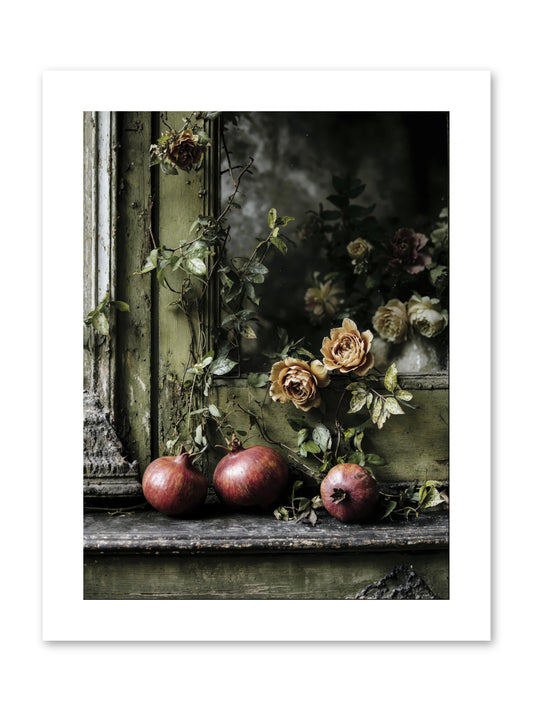 The world wears joy -- Paper Print 9x12