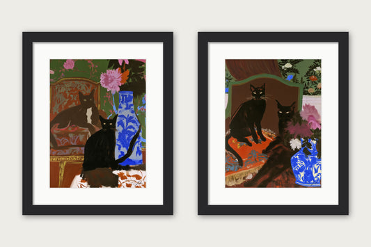 The Moon Takes A Bow - Framed Print - Black, 12x16