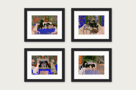 The Question Of Biscuits - Framed Print - Black, 12x9