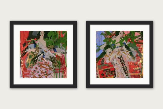 The Secret Life Of Plumage - Framed Print - Black, 16x16
