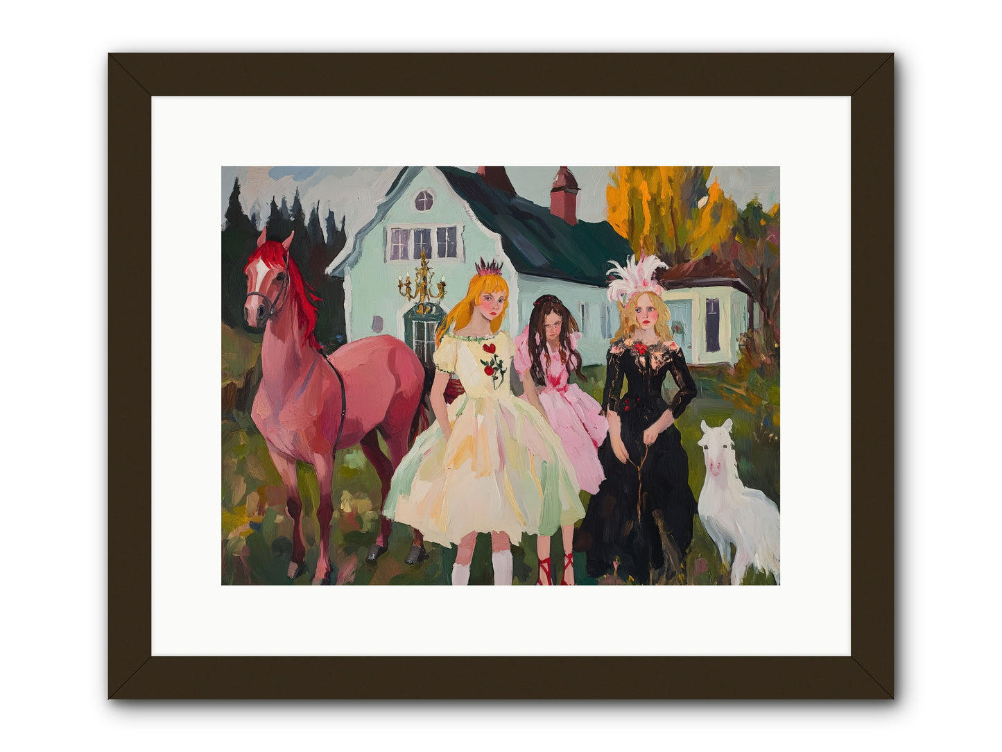 Theater Games Glow No.1 REZ -- Framed Print - Black 16x12