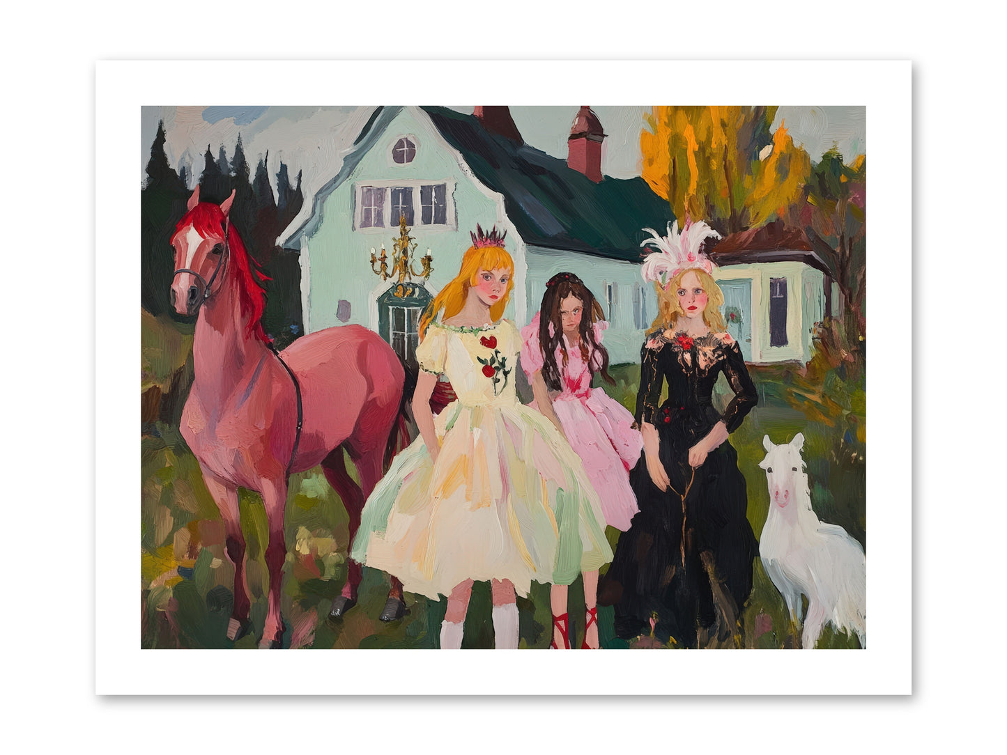 Theater Games Glow No.1 REZ -- Loose Canvas Print 16x12