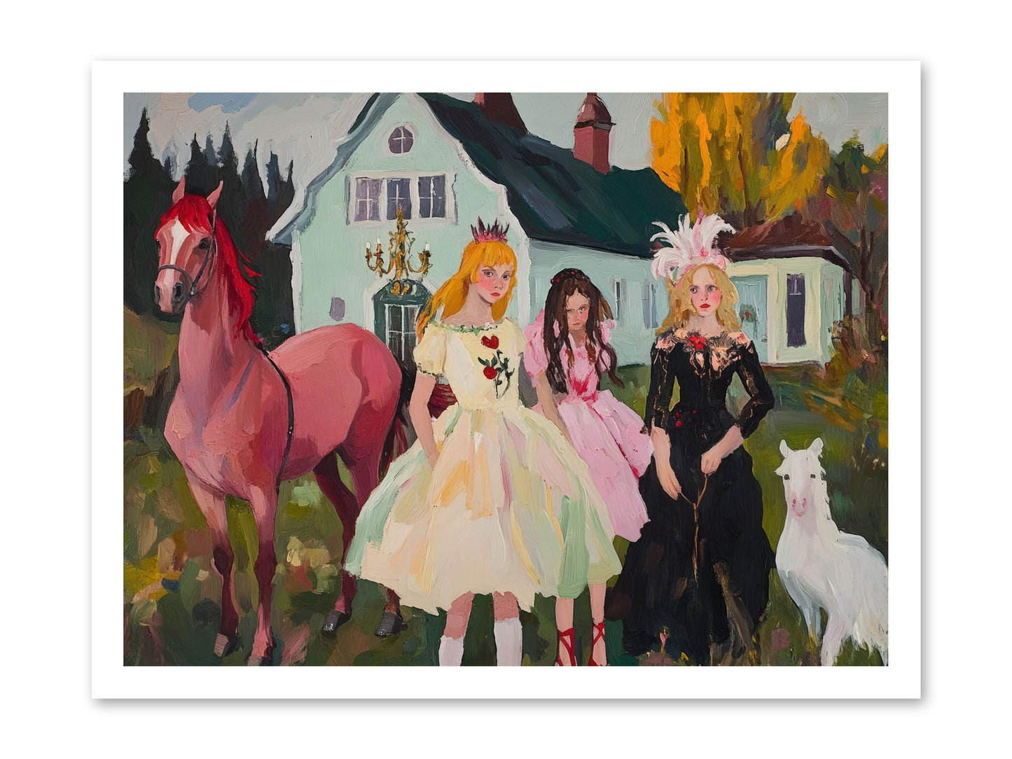 Theater Games Glow No.1 REZ -- Loose Canvas Print 24x18