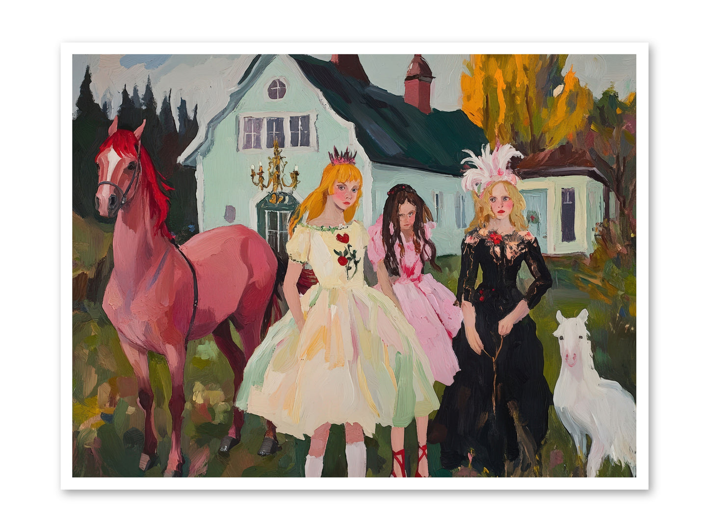 Theater Games Glow No.1 REZ -- Loose Canvas Print 48x36