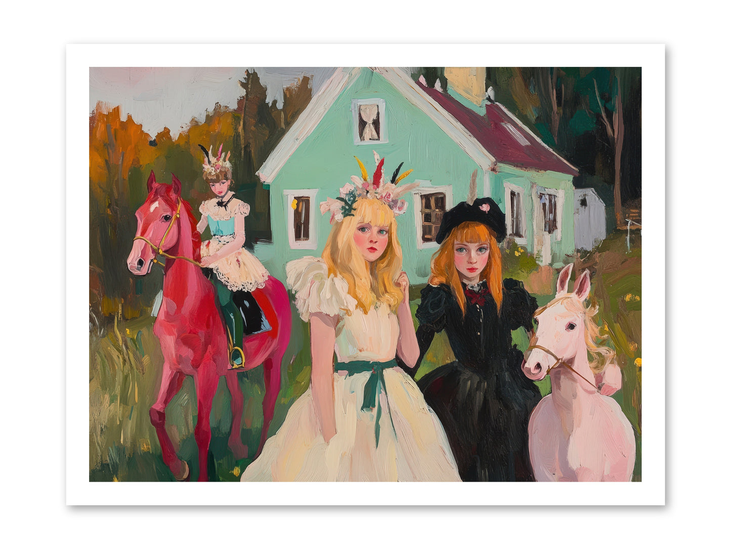 Theater Games Glow No.2 REZ -- Loose Canvas Print 24x18