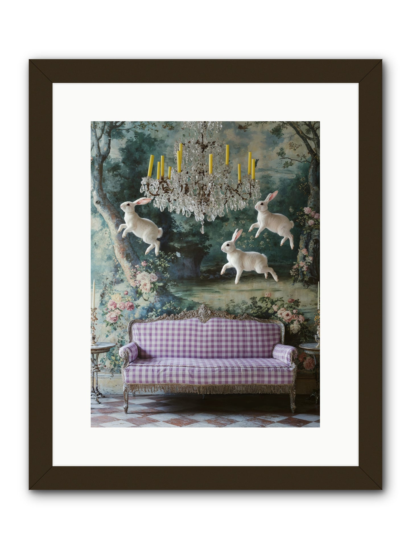 Theater Of Morning Light -- Framed Print - Black 12x16