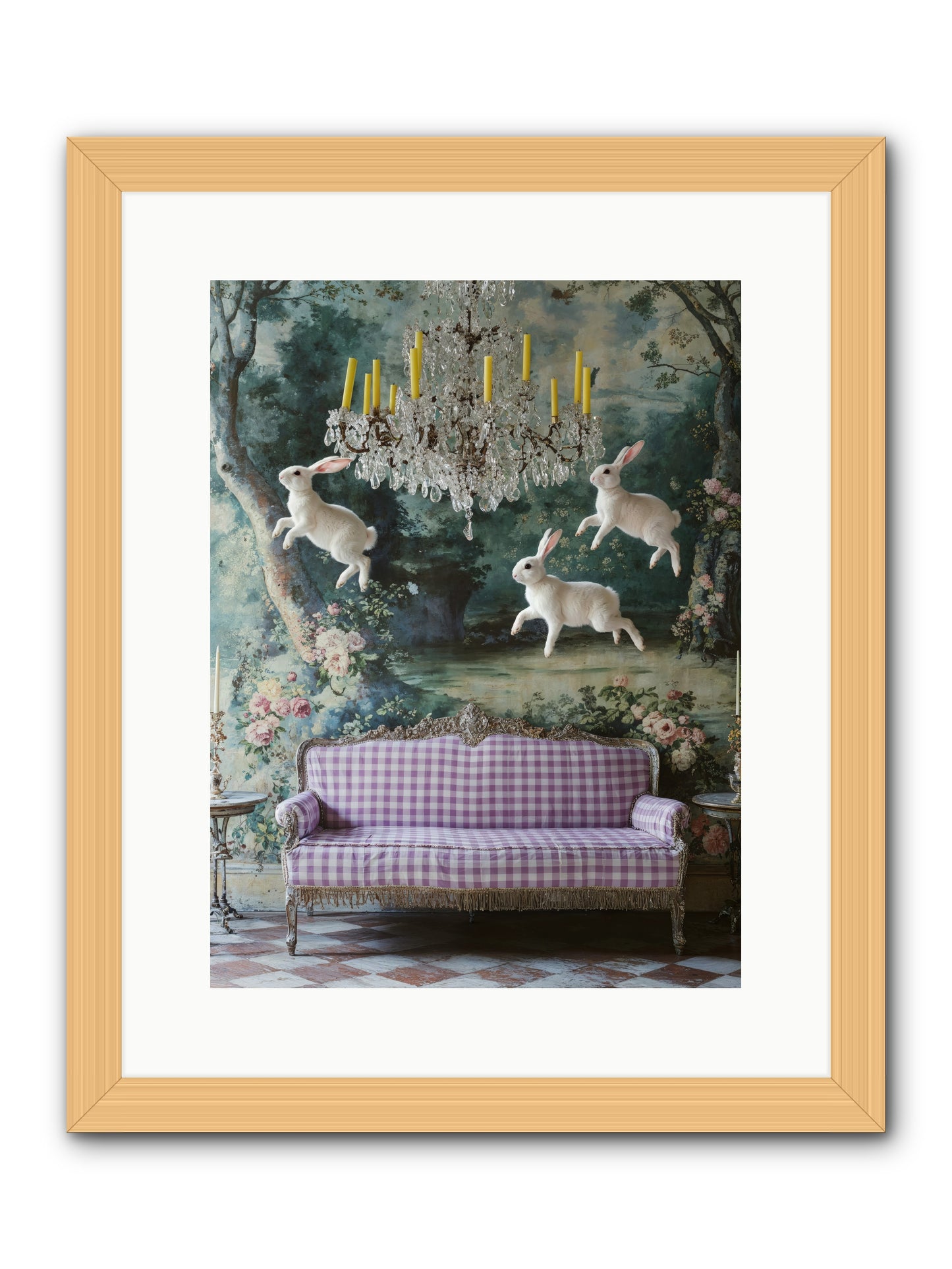 Theater Of Morning Light -- Framed Print - Natural 12x16