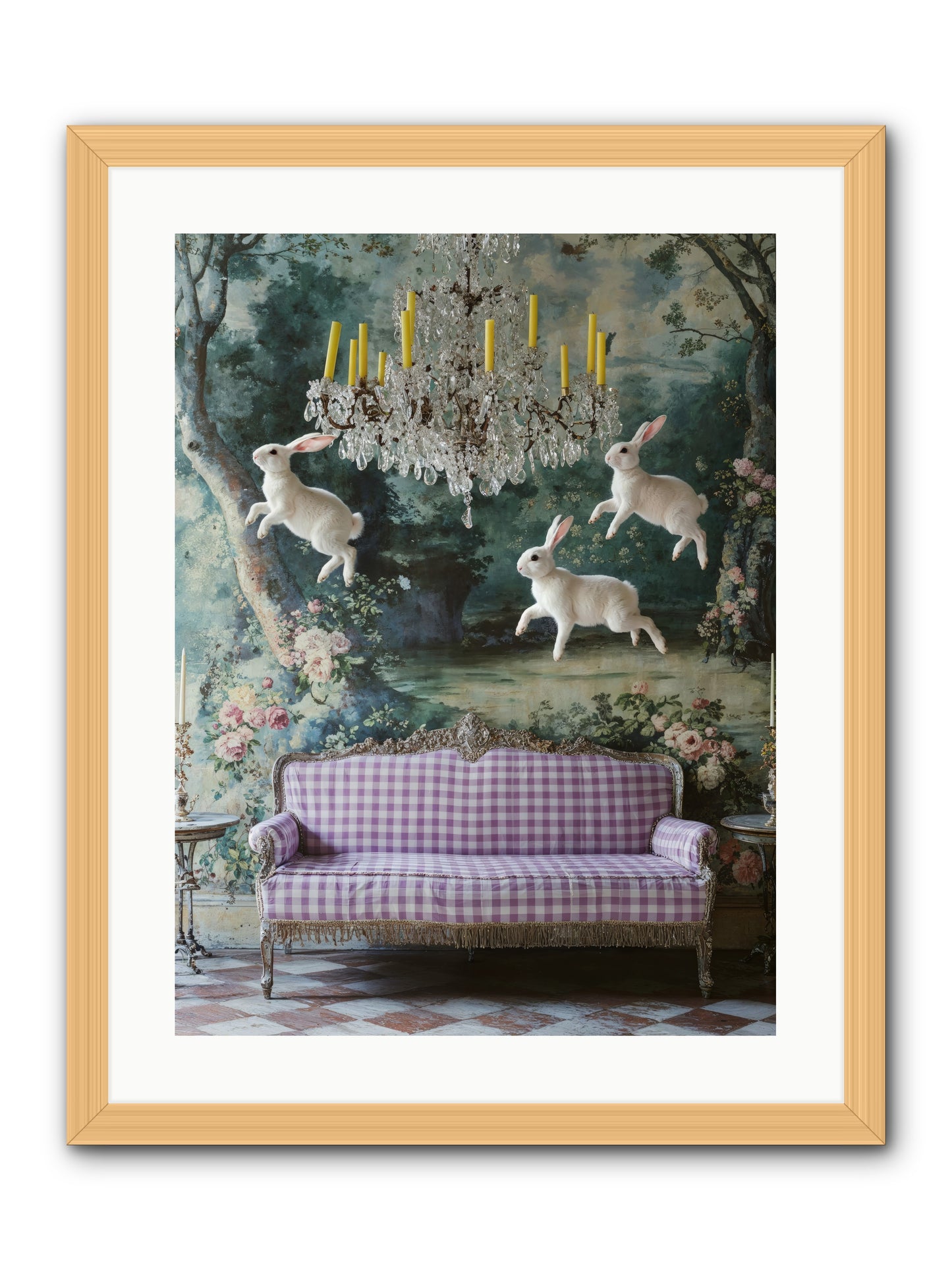 Theater Of Morning Light -- Framed Print - Natural 18x24