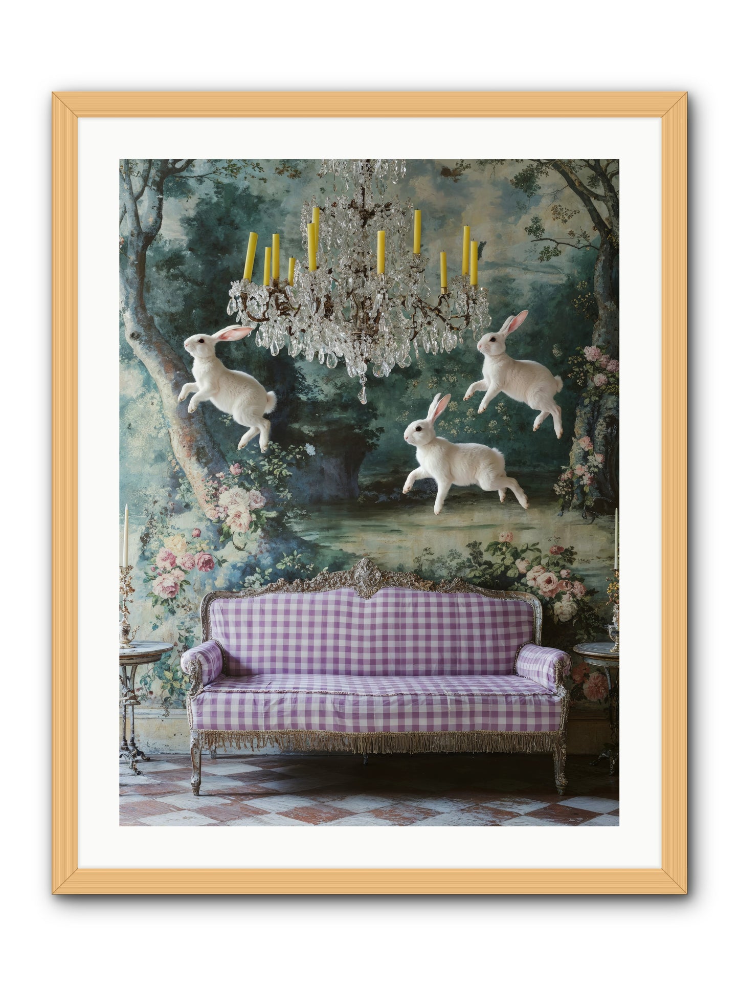 Theater Of Morning Light -- Framed Print - Natural 24x32