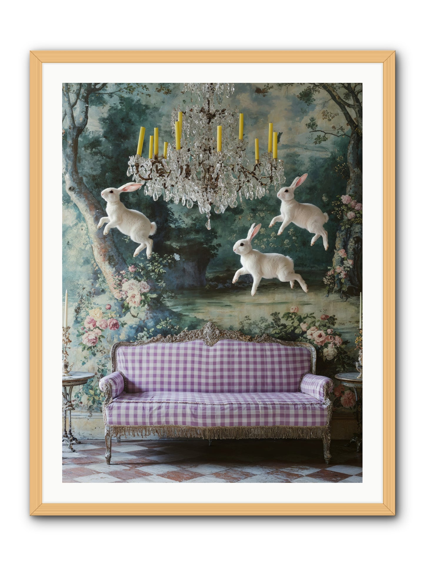 Theater Of Morning Light -- Framed Print - Natural 30x40