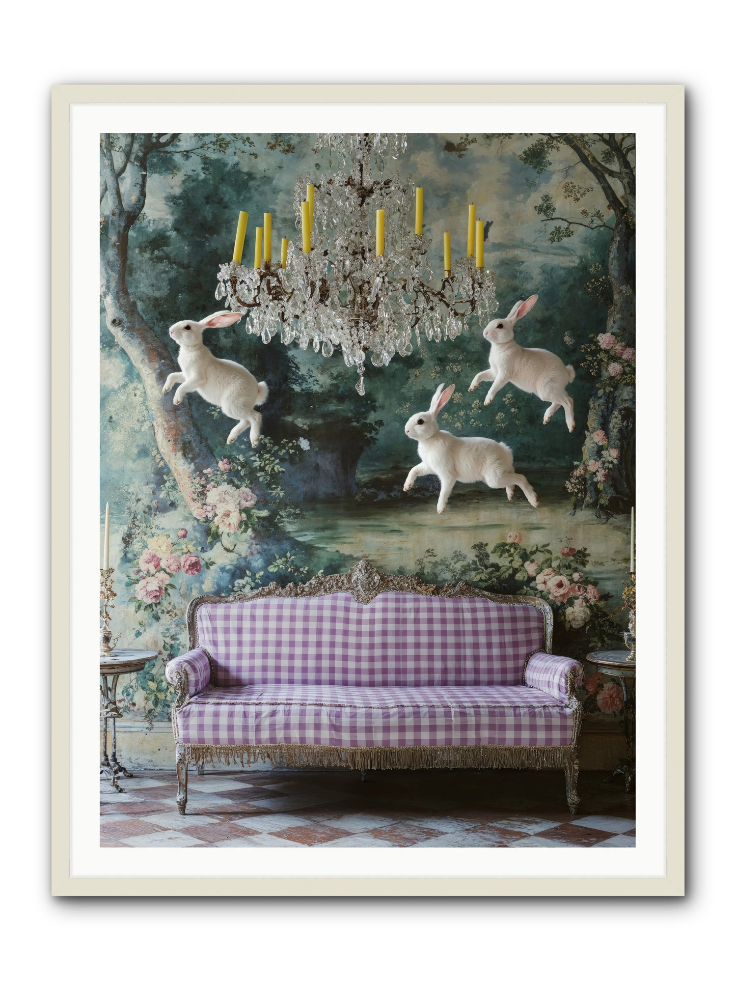 Theater Of Morning Light -- Framed Print - White 36x48