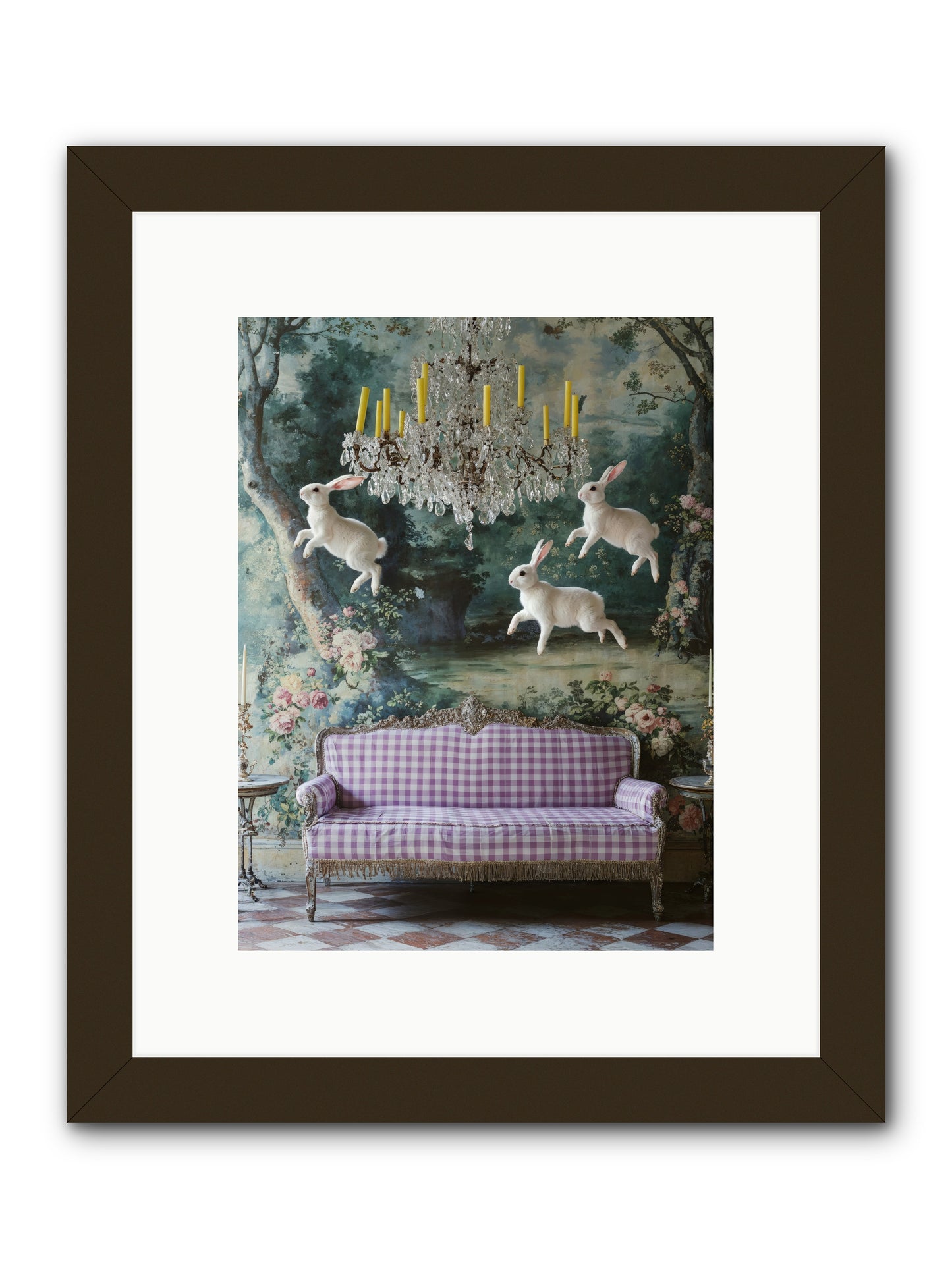 Theater Of Morning Light -- Framed Print - Black 9x12