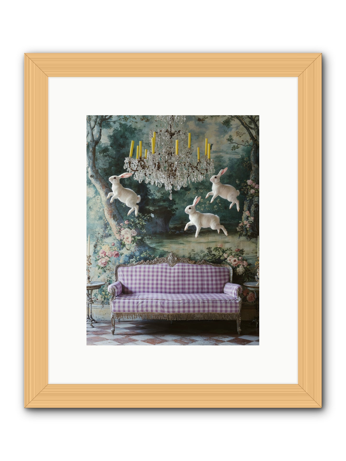 Theater Of Morning Light -- Framed Print - Natural 9x12