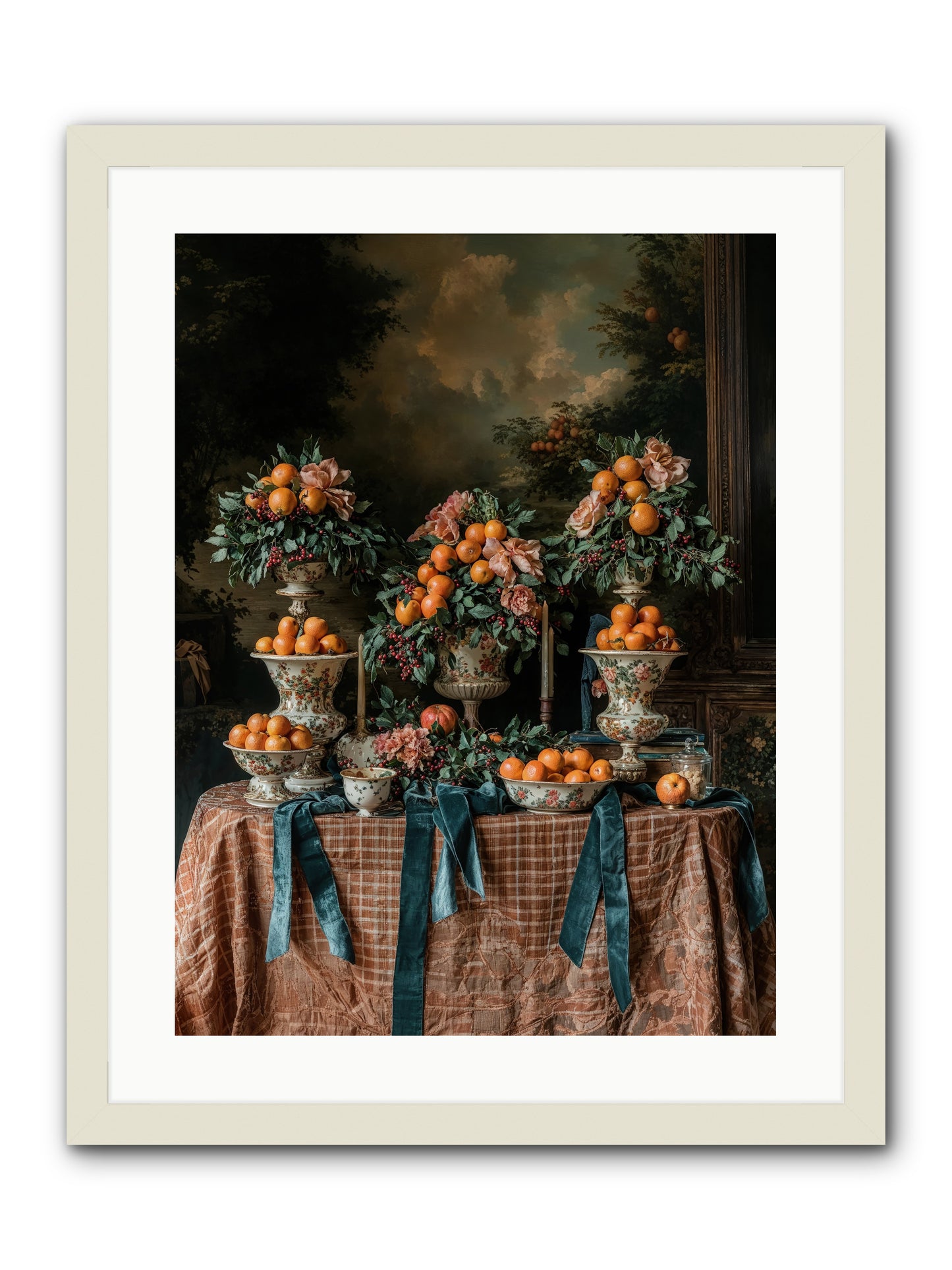 Theater Of Sweetness -- Framed Print - White 18x24