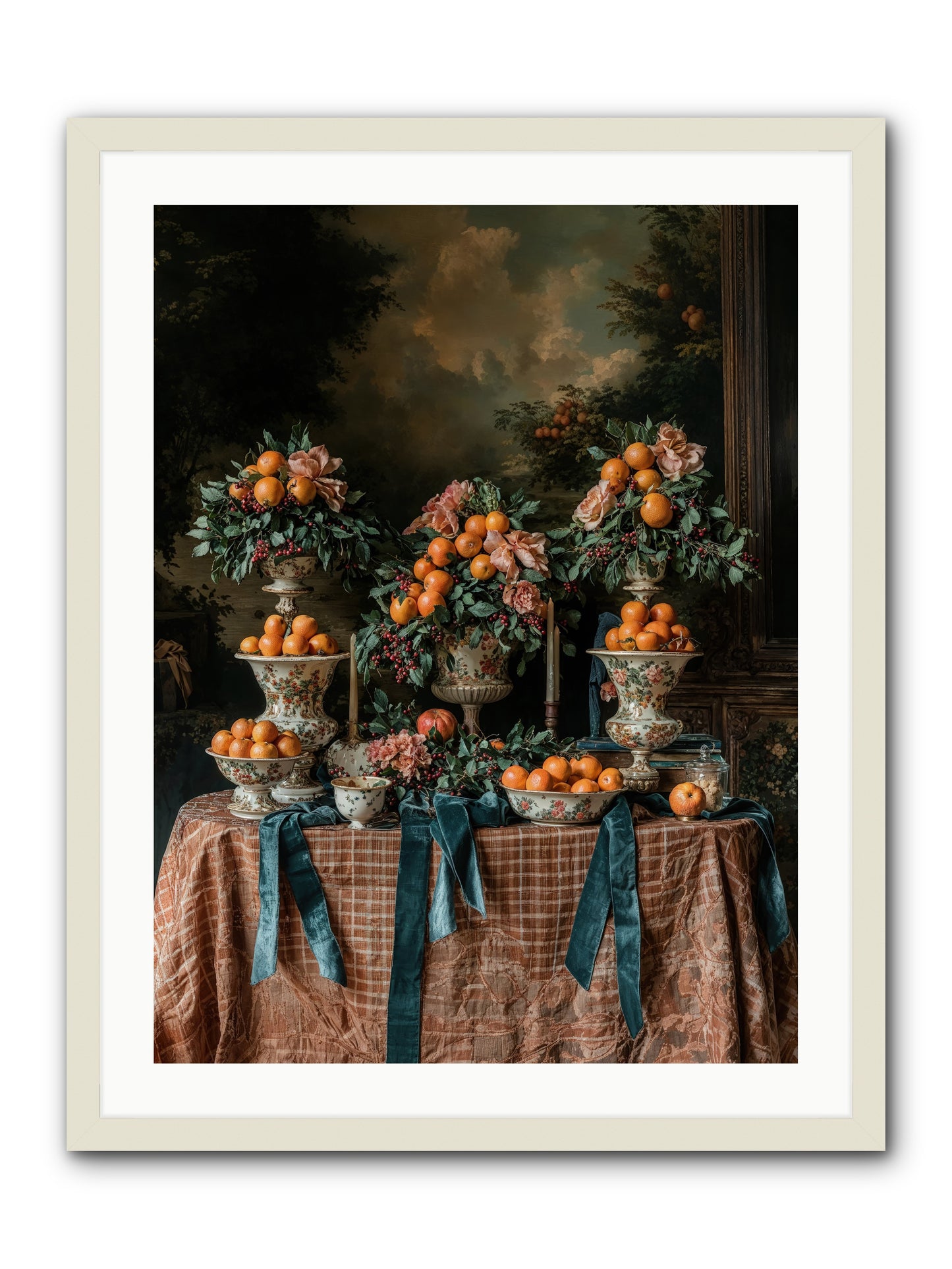 Theater Of Sweetness -- Framed Print - White 24x32