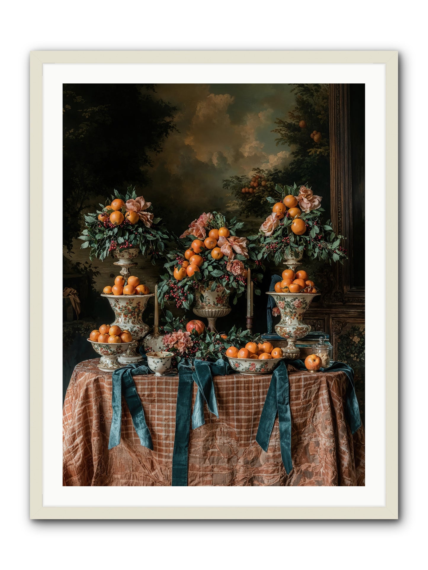 Theater Of Sweetness -- Framed Print - White 30x40