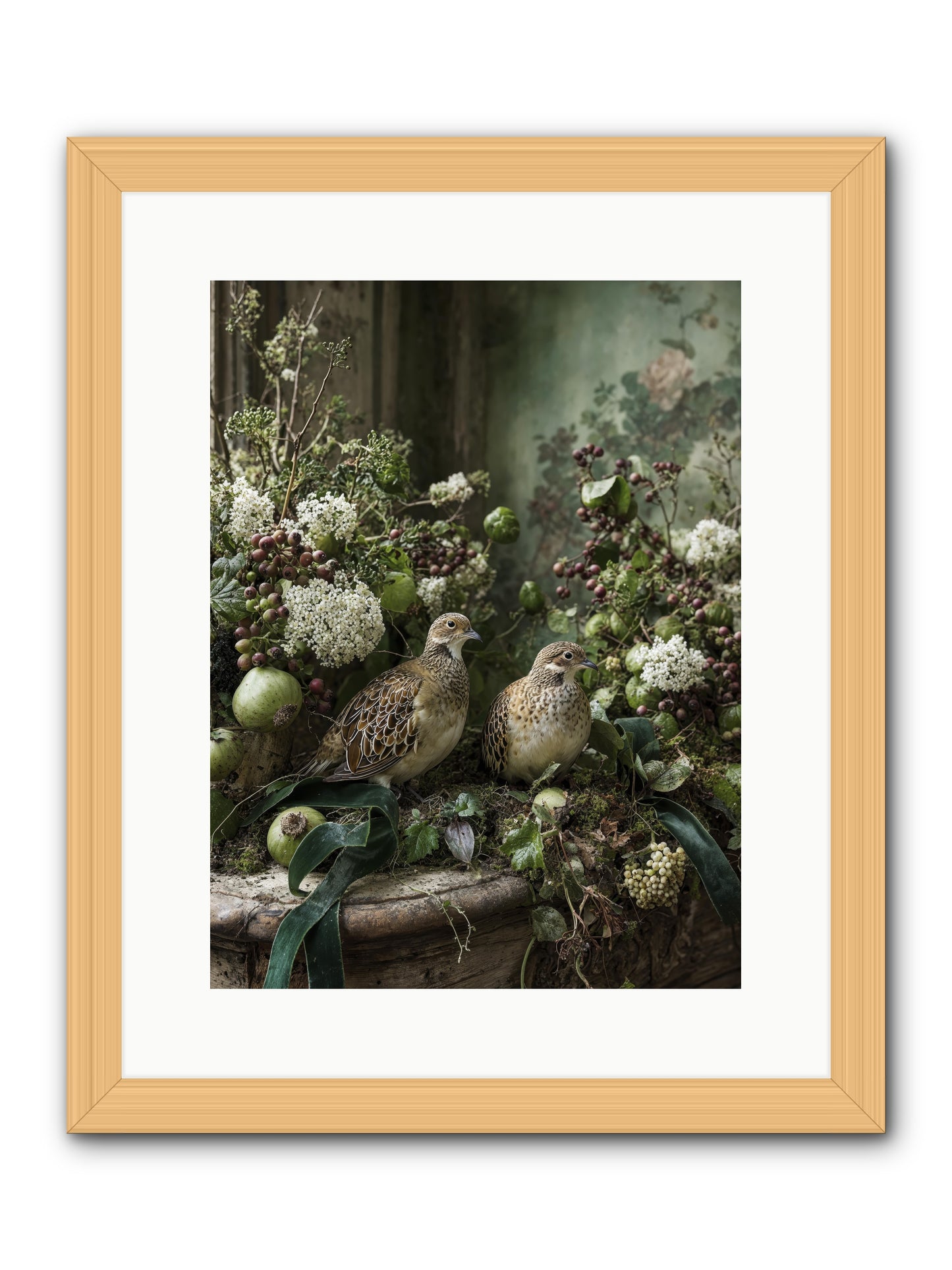 Theatre -- Framed Print - Natural 12x16